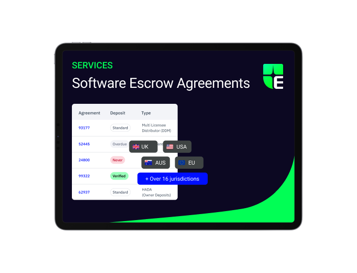 Escode Software Escrow Agreements (2)