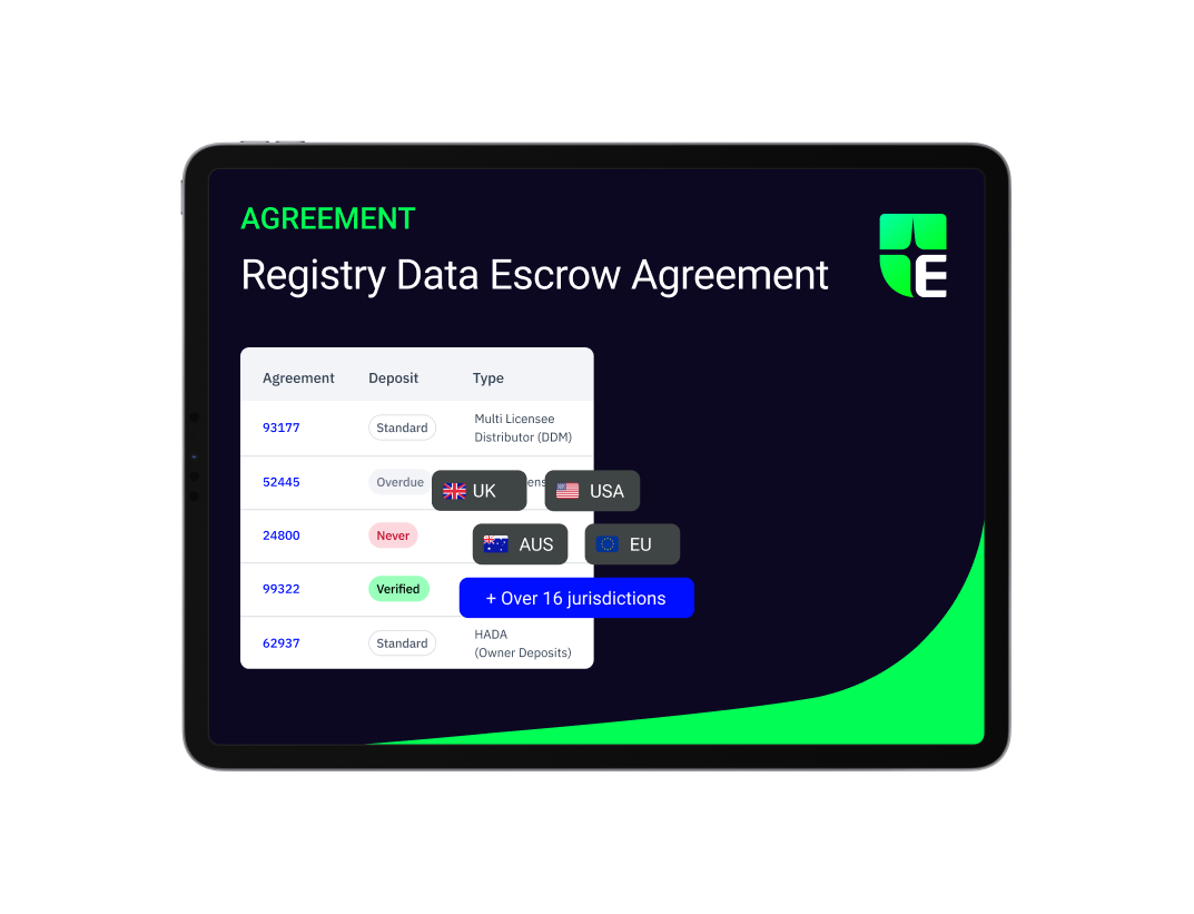 Registry Data Escrow Agreement